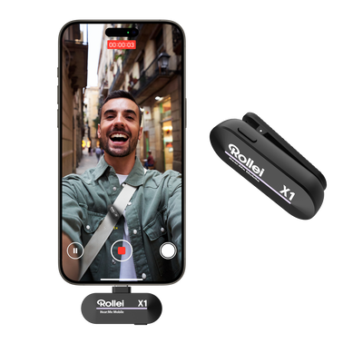 Bundle Easy Creator | Selfie Monitor & Hear:Me Mobile X1 Mikrofon