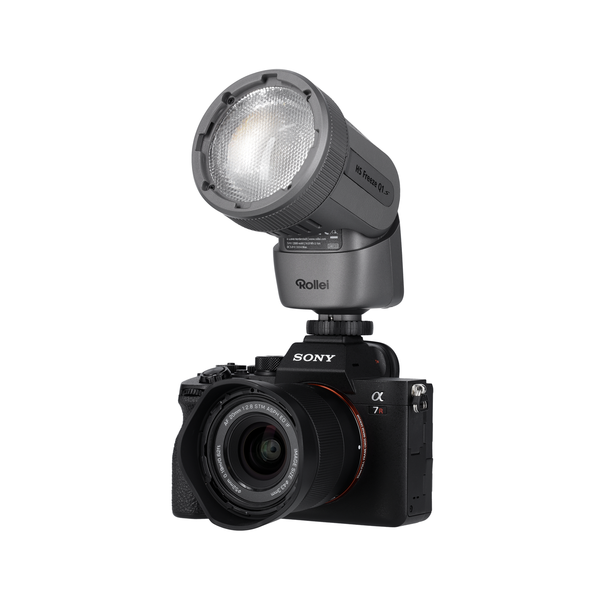2-in-1 LED-Blitz I Bi-Color Dauerlicht I HS Freeze Q1