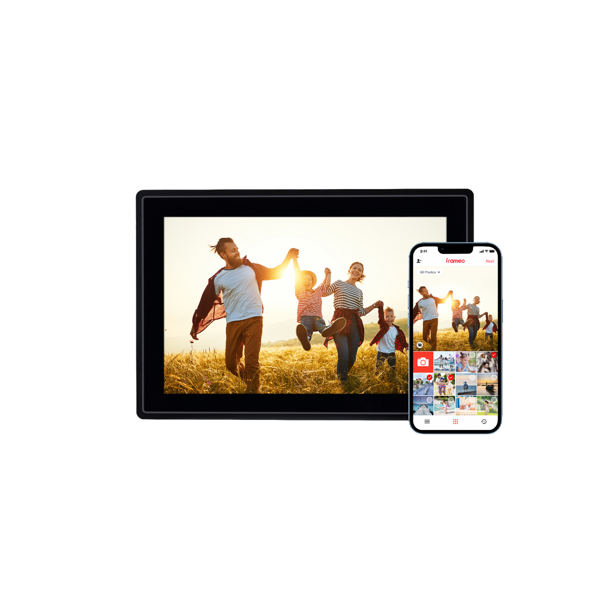 Smarter picture frame | 10 "Diagonal | WIFI | App Control | Model 100