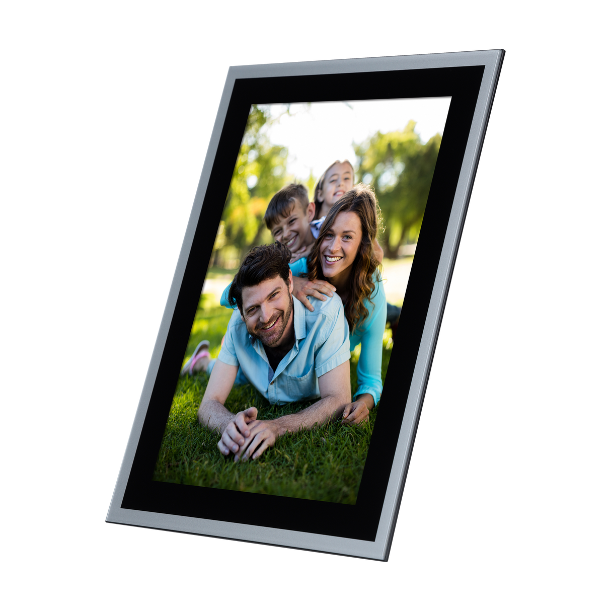 Smart Frame WiFi 102 Silver - Digitaler Bilderrahmen