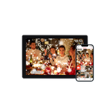 Smarter picture frame | 10 "Diagonal | Wifi | Frameo app | Model 106 Portable