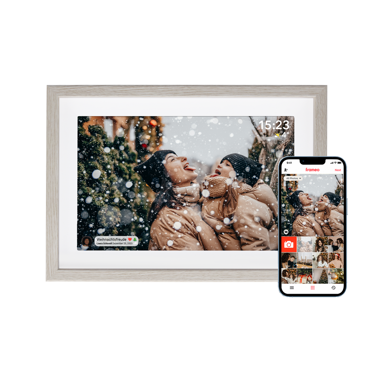 Smarter picture frame | 10.1 "Diagonal | Wifi | Frameo app | Model 108