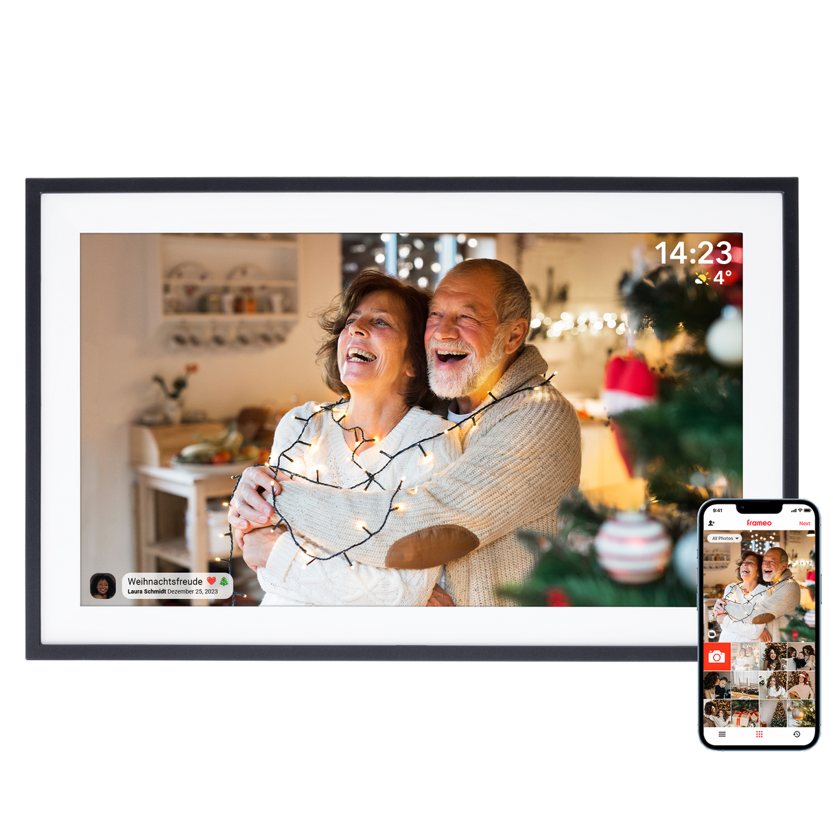 Smarter picture frame | 15.6 "Diagonal | Wifi | Frameo app | Model 151