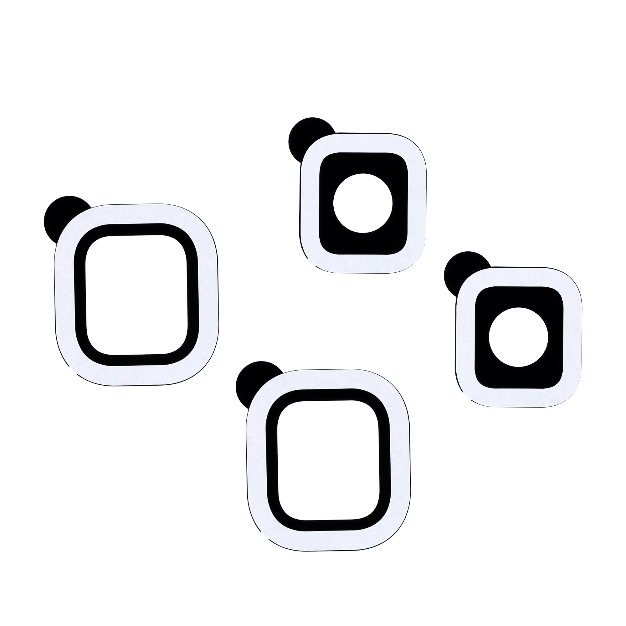Replacement Window Mount (4-Pack) for Indoor Window Security Cam 2K
