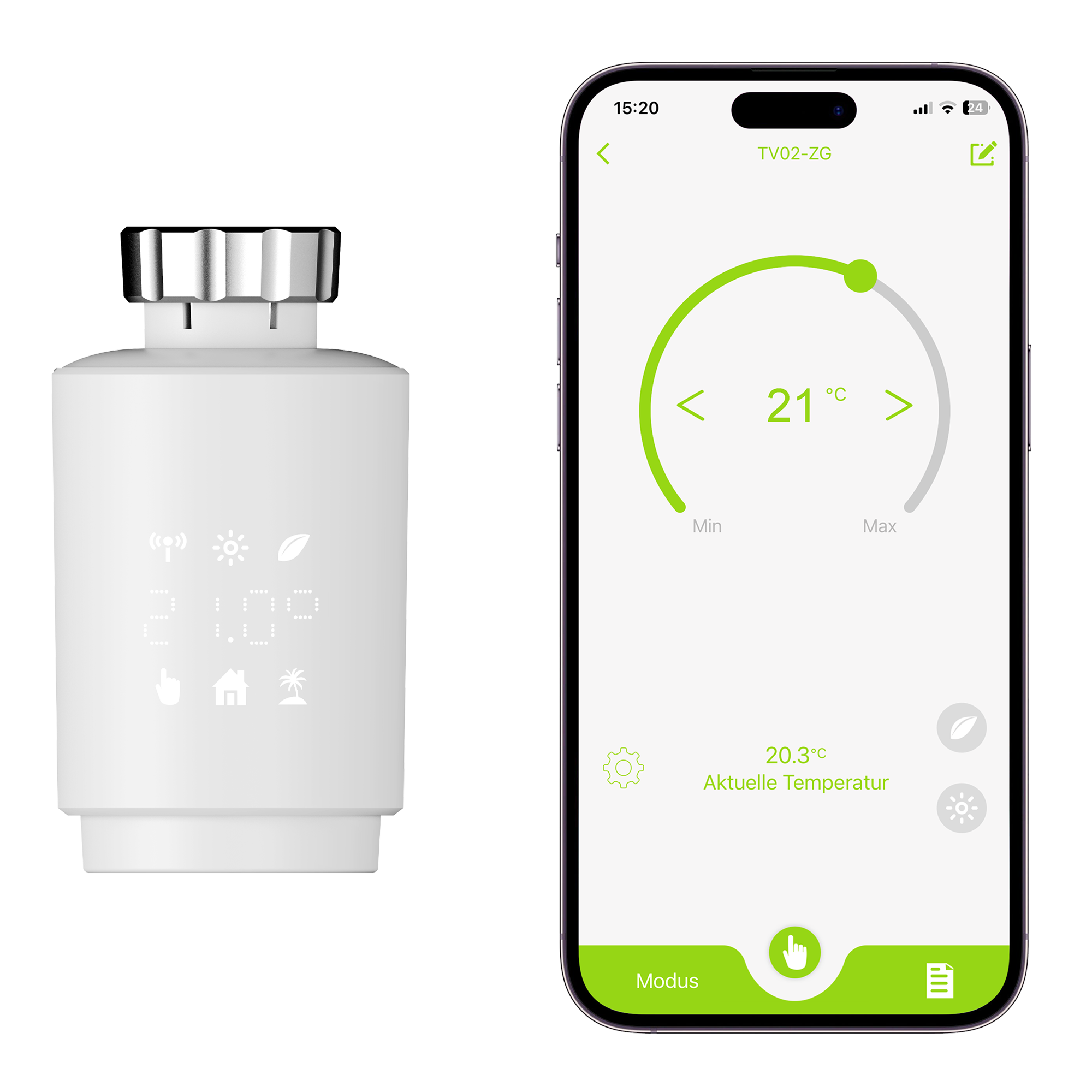 Bundle Zentrale + Smartes Thermostat