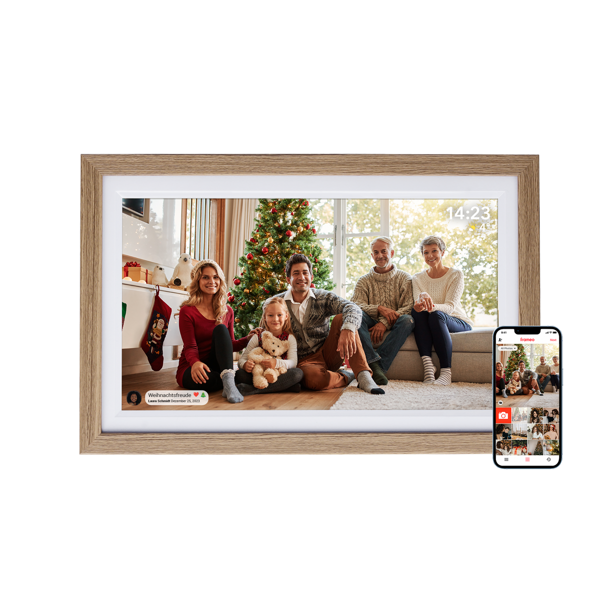 Smart Picture Frame | 15.6" Diagonal | WiFi | Frameo App | Model 152 