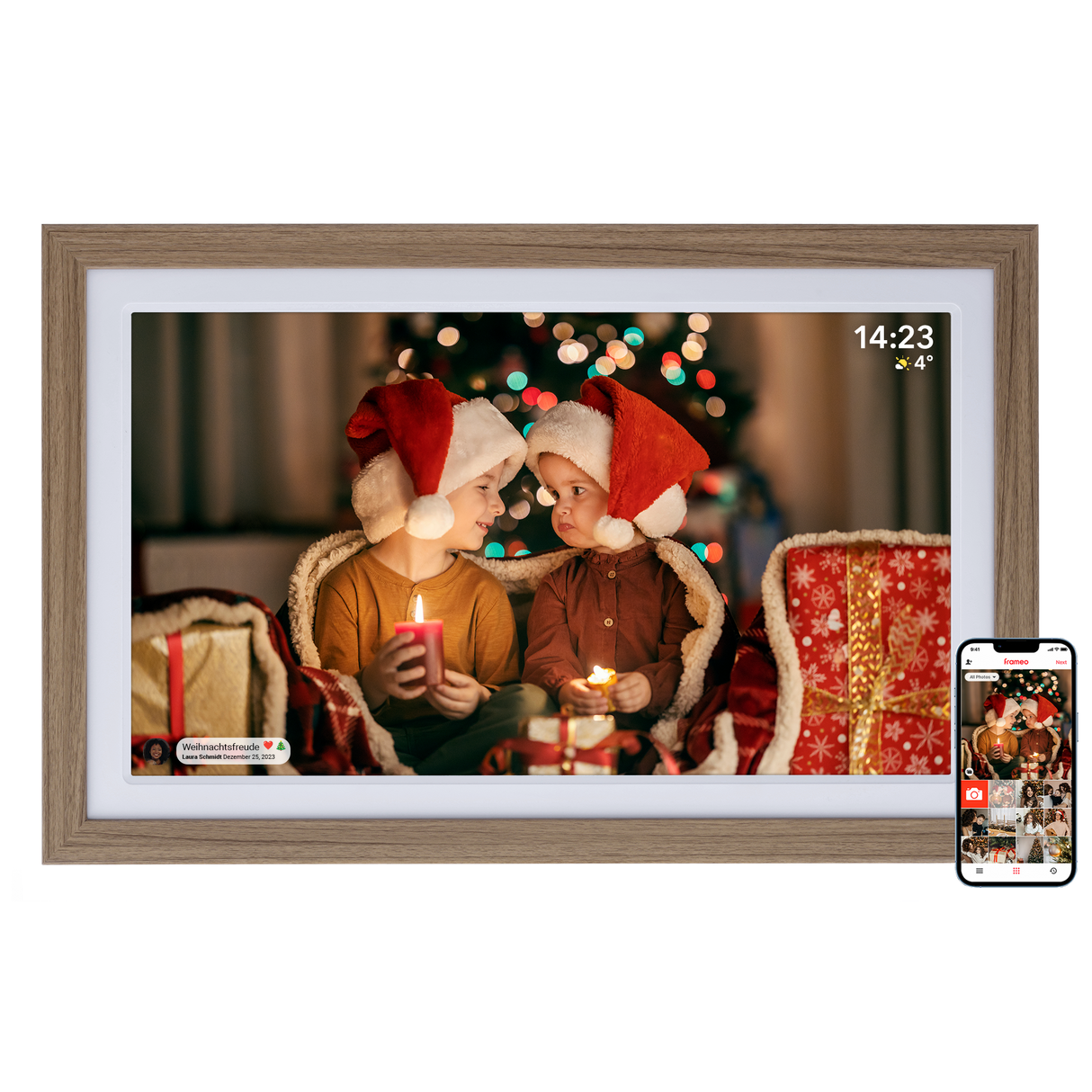 Smart Picture Frame | 21.5" Diagonal | WiFi | Frameo App | Model 212 