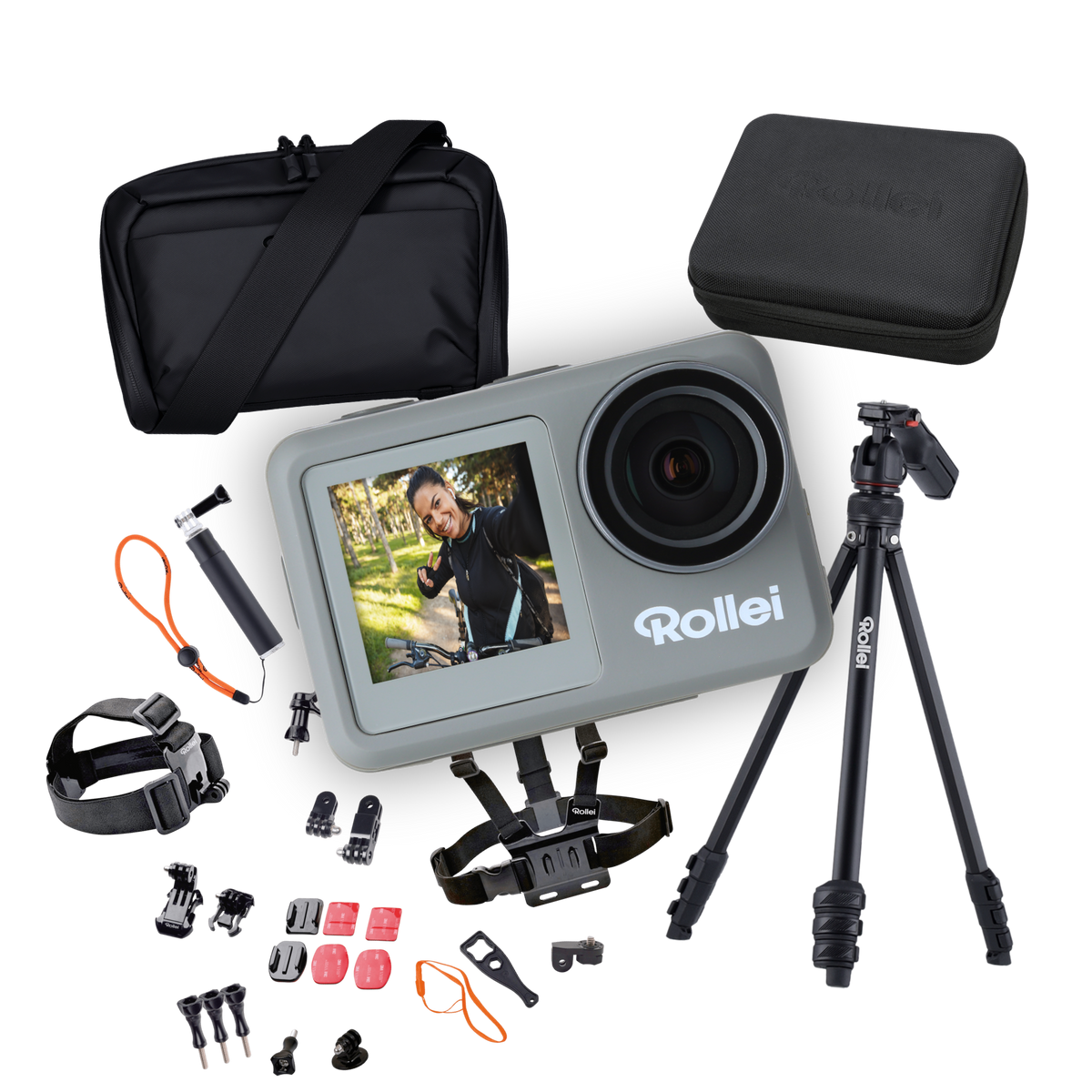 Content Creator Travel Bundle | Actioncam, Stativ & Tasche