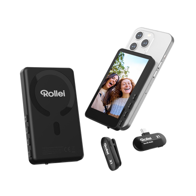 Bundle Easy Creator | Selfie Monitor & Hear:Me Mobile X1 Mikrofon