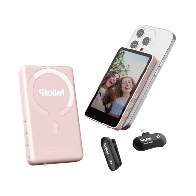 Bundle Easy Creator | Selfie Monitor & Hear:Me Mobile X1 Mikrofon