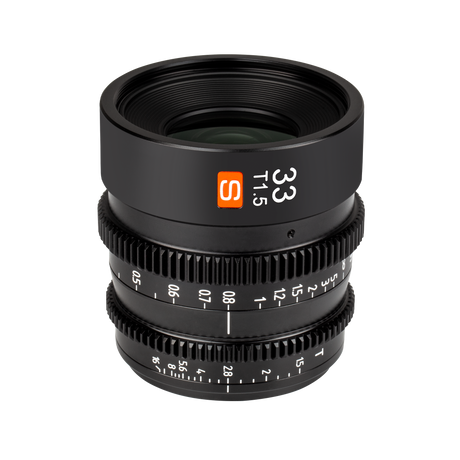 Cine-Objektiv S 33 mm T/1.5 mit Micro Four Thirds Mount
