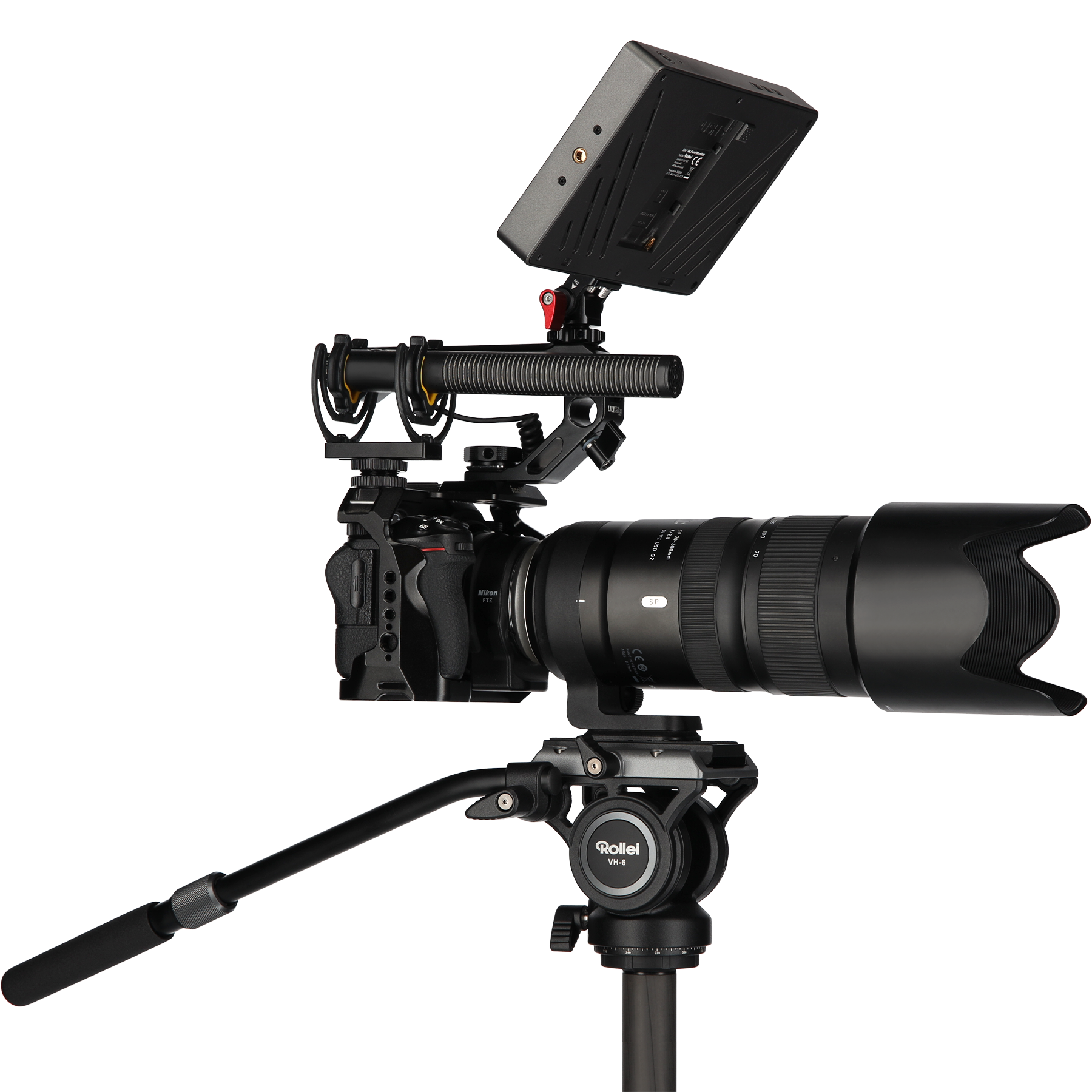 Videokopf | für VH-6 Stativ | 3/8" Anschluss