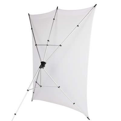 Bundle X-Drop Hintergrund-System + Hintergrund 2,1 x 1,5 m