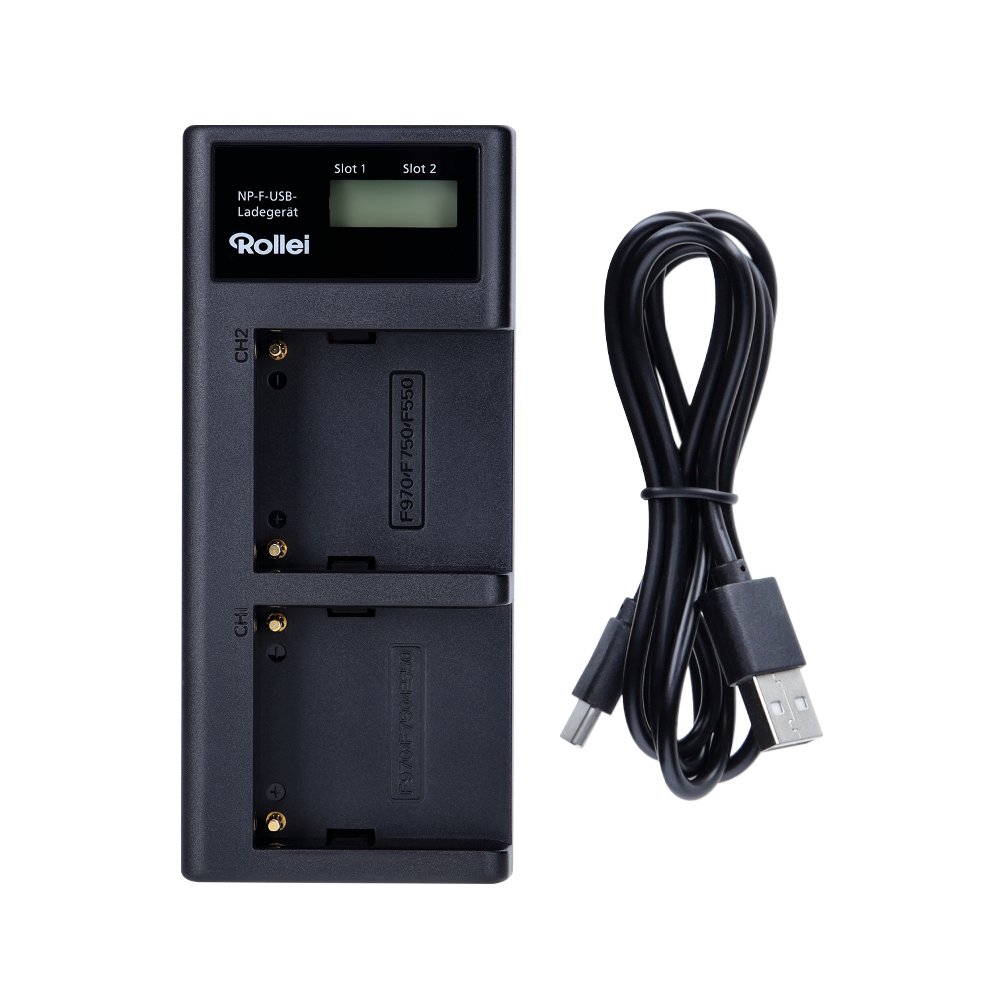 Bundle 2x Akku Typ Sony NP-F960 inkl. Ladegerät