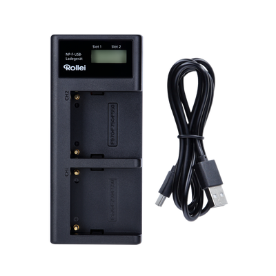 Bundle 2x Akku Typ Sony NP-F960 inkl. Ladegerät