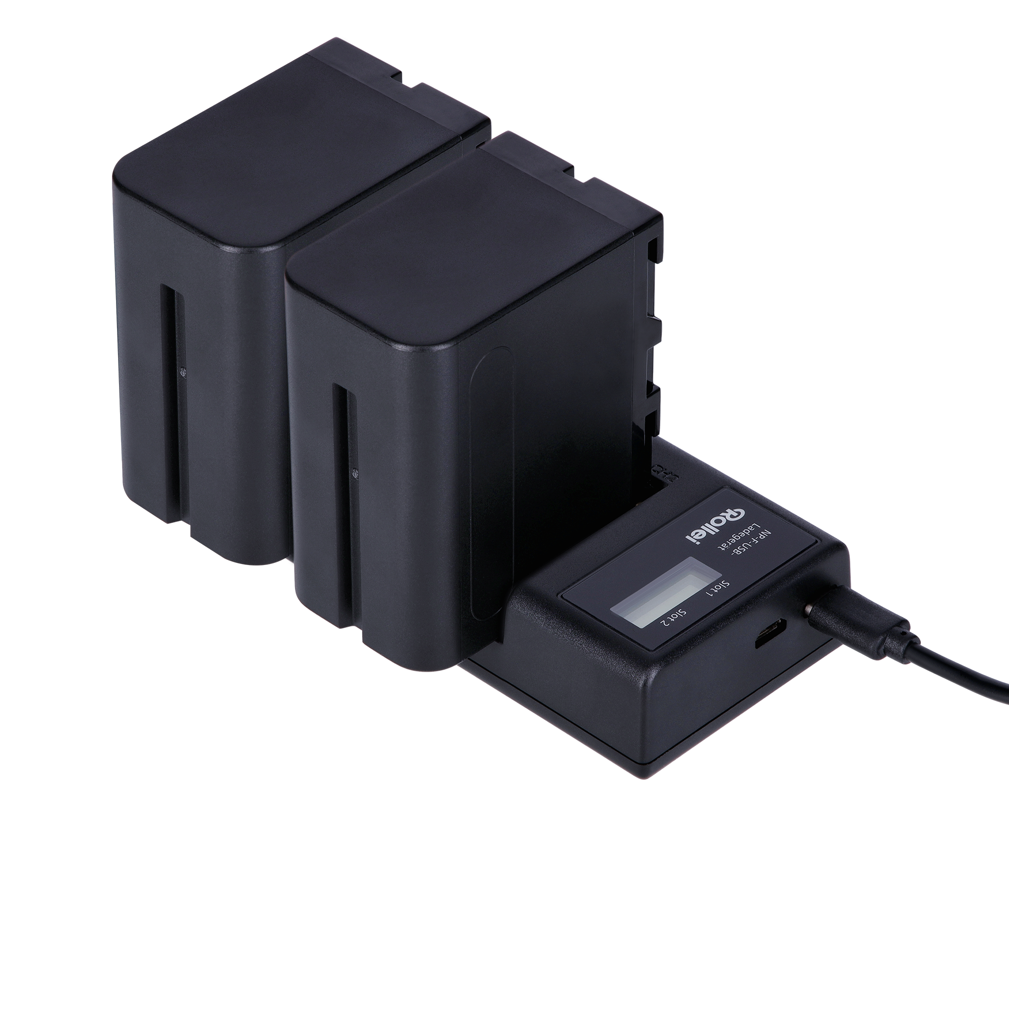 Bundle 2x Akku Typ Sony NP-F960 inkl. Ladegerät