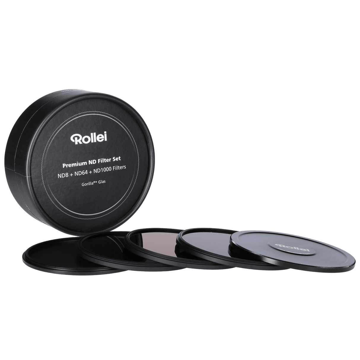 Rollei Filter Premium Rundfilter Graufilter Set (ND8 / ND64 / ND1000)