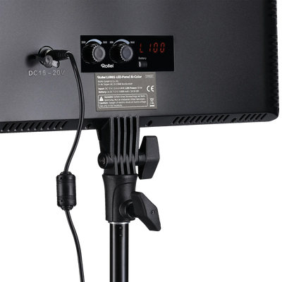 Rollei Licht Bundle 2x LUMIS LED-Panel Bi-Color inkl. Stativ